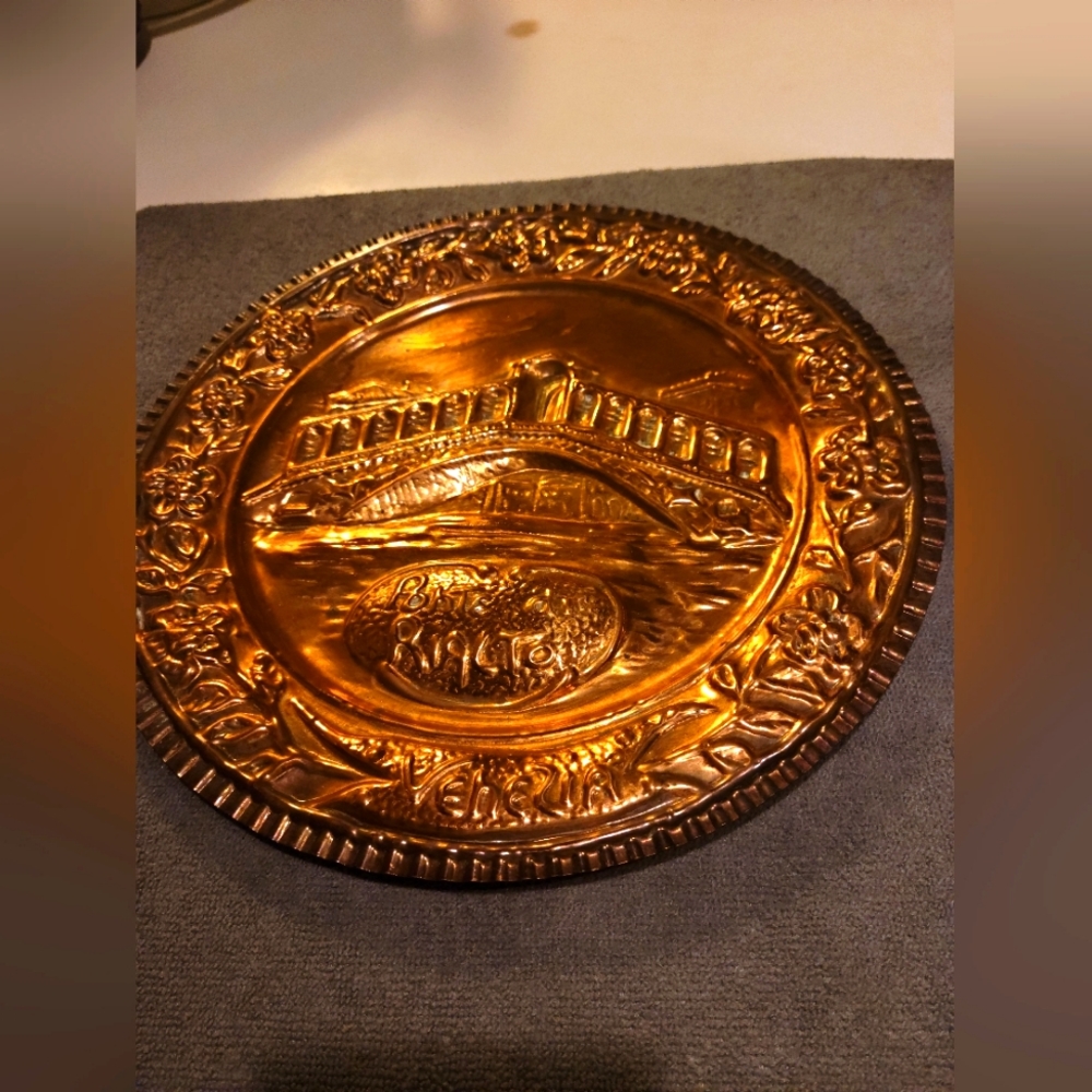 Vintage Ponte di Rialto Plate